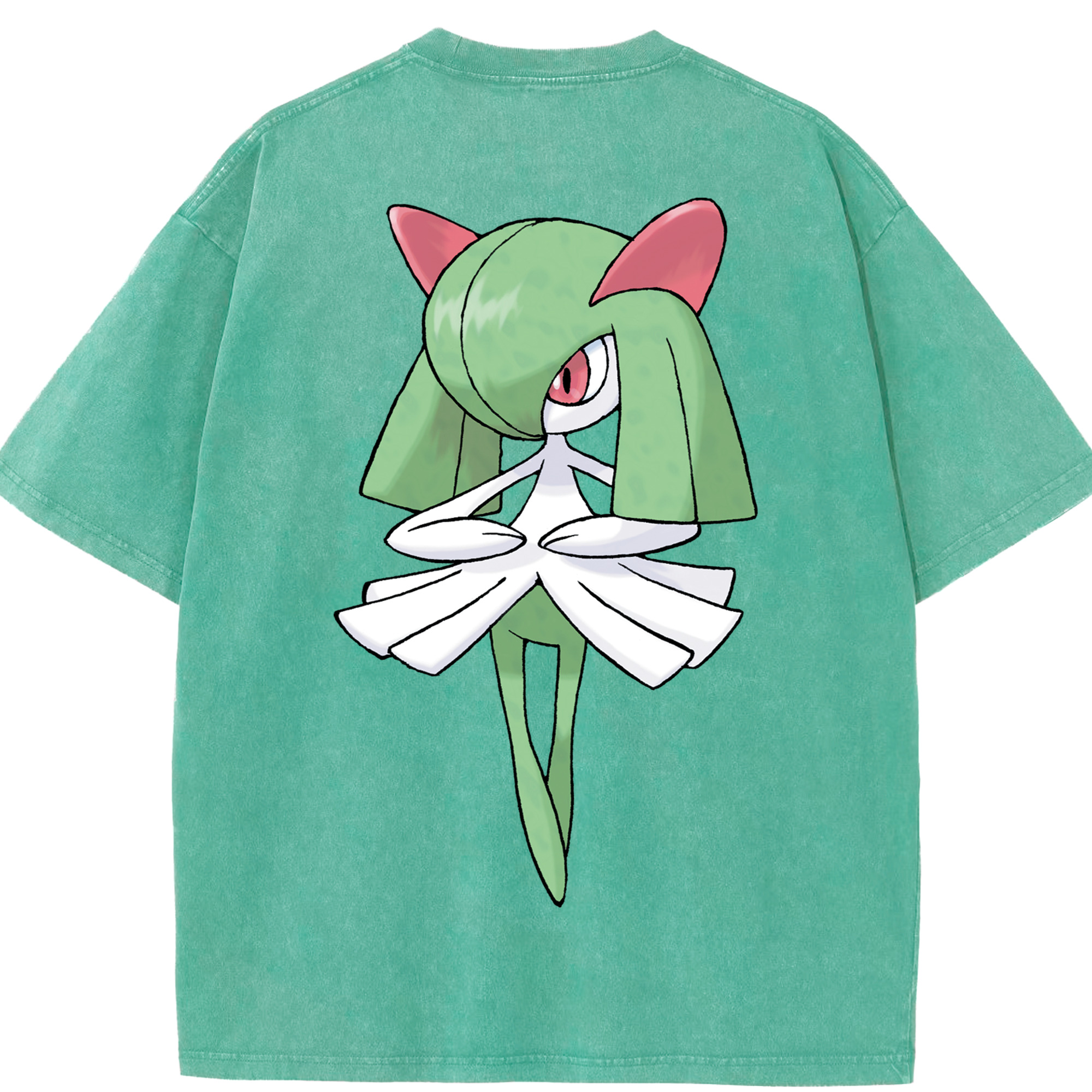 （画像用） ポケットモンスター Pokémon 綿100% ヴィンテージ風 半袖Tシャツ（背面プリント）